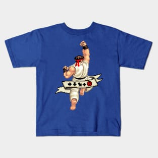 Forward, down, down-forward + punch - Ryu Kids T-Shirt